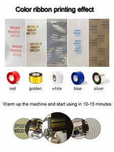 JYD Fabrik Preis Farbe Band Heißer Datum Druck Maschine Manuelle Datum Drucker Datum Zeit Stempel Maschine Charge Codierung Maschine