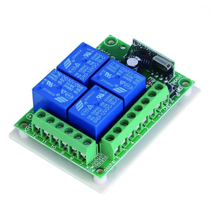 ユニバーサルワイヤレスリモートスイッチ3チャンネルRFリレーレシーバースマートホームオートメーションモジュールDC 12V - Product Image 2