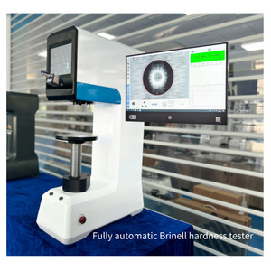 Tester di durezza Brinell semi-automatico da 8 pollici touch screen e braccio ad alta velocità processore tablet computer in ghisa Brinell tester