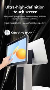 Touch <strong>Pos</strong> System Dual Screen 15.6 Inch Cash Register Machine <strong>Pos</strong> Systems for Sale All in One Support Win/<strong>Android</strong> - Product Image 4