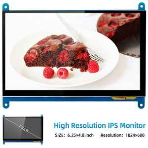 Raspberry Pi4モデルB7インチタッチスクリーンIPSLCD1024x600ディスプレイforJetson NanoPCラップトップRaspberry Pi 4B 3B - Product Image 4