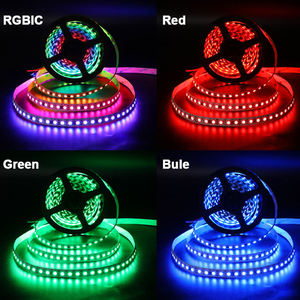 高輝度5m 10m Votage Drop 12Vアドレス可能SM16703SP3 96ledプログラム可能RGBICピクセルLEDストリップライトプロジェクト用 - Product Image 6