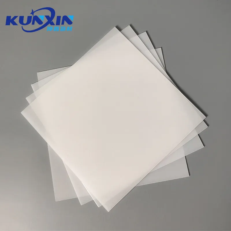 Kunxin Opal White 0,2mm 0,8mm 1mm 1,5mm 2,0mm Película de difusión Iluminación LED Hoja difusora de policarbonato