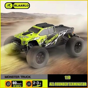 1:10 ölçekli RZ001 4WD fırçasız elektrikli omnitruck terminatör Metal Off-Road canavar kamyon RC araba uzaktan kumanda dahil - Product Image 4