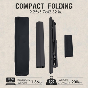 Tùy Chỉnh Có Thể Điều Chỉnh Chiều Cao Có Thể Tháo Rời Hình Chữ Nhật Cuộn Up Nhôm Xách Tay Bãi Biển Cắm Trại Du Lịch Dã Ngoại Gấp Nâng Ngoài Trời Bảng - Product Image 2