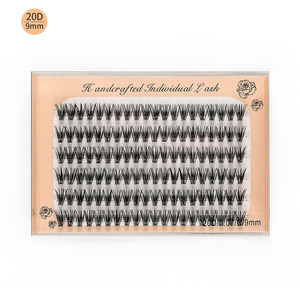 Profesyonel makyaj bireysel C/D/DD küme kirpik aşılama yanlış EyeLashes kirpik küme kirpik düğüm ücretsiz - Product Image 4
