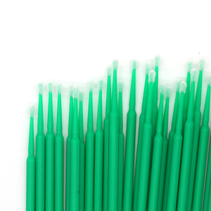 100 adet renkli kirpik aşılama temizleme pamuklu çubuk makyaj aplikatörü kozmetik araçları fırçalar - Product Image 1