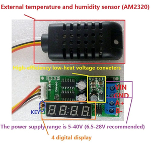 5-40V RS485 Modbus LED Temperature Humidity <strong>Sensor</strong> AM2320 for <strong>DS18B20</strong> SHT10 20 - Product Image 4