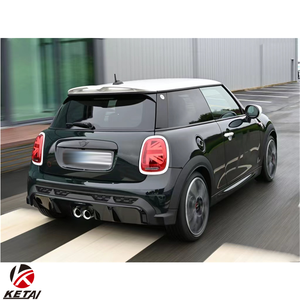 JCW stil araba ön dudak arka difüzör yan etek delikleri Spoiler vücut kiti MINI F56 F57 2021 - Product Image 6