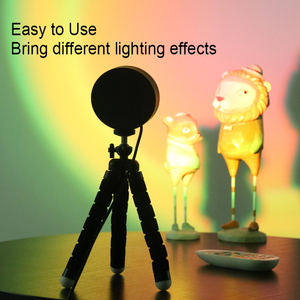 Yeni 16 renkler RGB APP kontrolü gün batımı projektör lambası Led projeksiyon ışığı günbatımı lamba uzaktan - Product Image 4