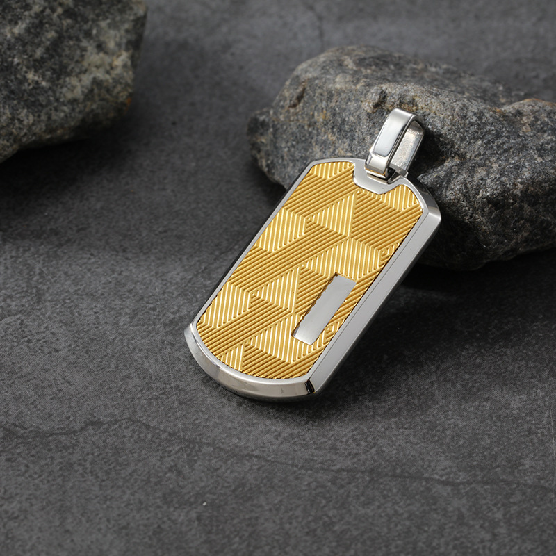 Pendentif simple noir