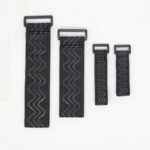 Adjustable <strong>Elastic</strong> <strong>Hook</strong> <strong>and</strong> <strong>Loop</strong> Straps With Buckle <strong>and</strong> Anti-Slip Strips Reusable Nylon Securing Storage Cables Ties - Product Image 1