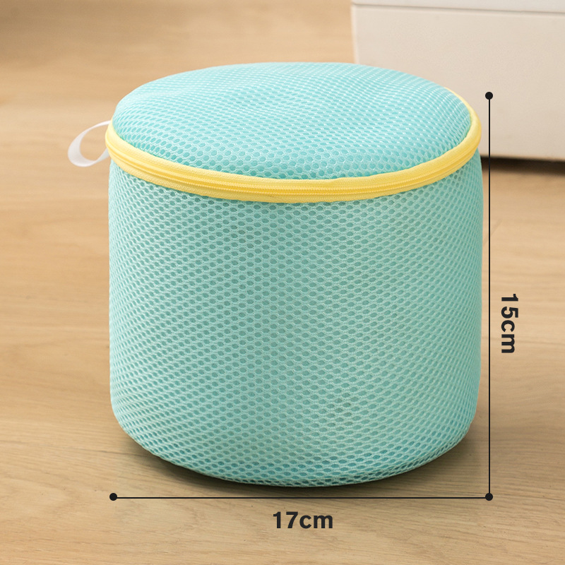 Sac de lavage de sous-vêtements bleu Tiffany 15*17 cm