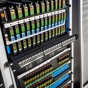 CAT6 Venta directa de fábrica RJ45 UTP sin herramientas 24 puertos Red Modular Patch Panel 1U Cat6 Keystone Jack Patch Panel - Product Image 6