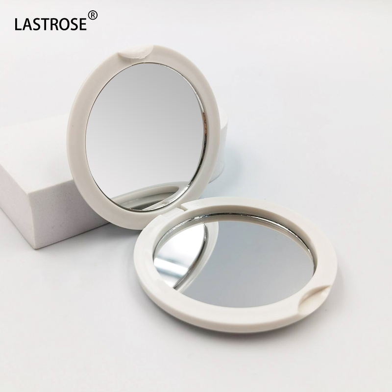 White Pocket Makeup Mirror