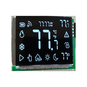 Tamaño personalizado 7 segmentos 3 4 5 6 10 12 dígitos Tn Fstn Va Lcd pantalla táctil termostato Lcd para controlador de temperatura pantalla Lcd