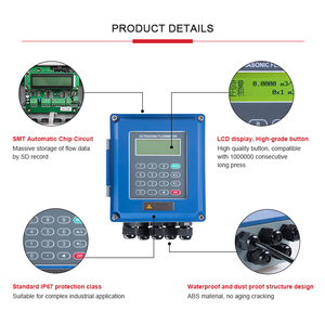 Holykell düşük maliyetli kaliteli ekleme rs485 modbus ultrasonik debimetre btu sıcaklık sensörü - Product Image 3