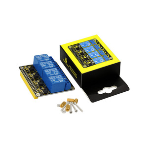 Keyestudio-Módulo de relé de 4 canales, placa protectora para Raspberry Pi 4, 5V, RPI