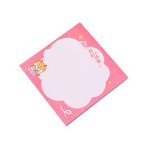 Bloc de notas de escritura promocional Post Note Custom Kawaii Sticky Notes Memopad Set con logotipo impreso - Product Image 4