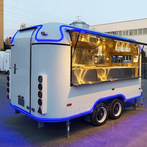 Thương mại Phục Vụ Nhà Bếp <span class=keywords><strong>Trailer</strong></span> đầy đủ trang bị đường phố trà cà phê Icecream bán hàng tự động xe tải rang gà Donut thực phẩm <span class=keywords><strong>Trailer</strong></span> - Product Image 3