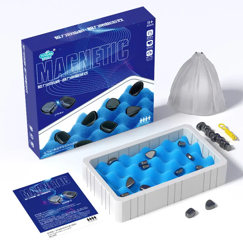 Nuovo arrivato interessante gioco di intelligenza magnetica giochi Montessori battaglia magnetica giochi da tavolo di scacchi per adulti e bambini