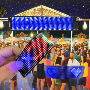 LED-programmier bare flexible Matrix-Panel-Anzeige APP-Steuer nachricht Scrolling Sign für Cars Shops Car Sign Verbesserte Lesbarkeit - Product Image 3