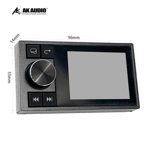 Amplificador de coche DSP de alta potencia, amplificador automático Mono Block DSP, nuevo diseño, 4 canales, 4*100W para Subwoofer, 1 unidad, 2 unidades - Product Image 6