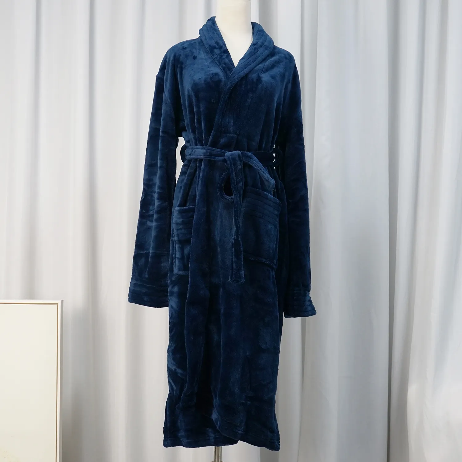 Super Soft Women Flannel Bathrobe Coral Fleece Ladies Night Wear Digital Printing Woven 100% Polyester Robes Printed Pajama Set