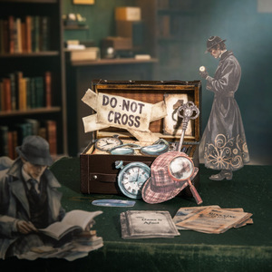 20 наклеек в упаковке, серия детективного агентства Чарли, декоративные наклейки для коллажей - Product Image 3