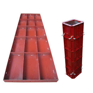 Sistema de encofrado de acero de pared de hormigón de cubierta de losa de casa modular reutilizable para andamios - Product Image 1