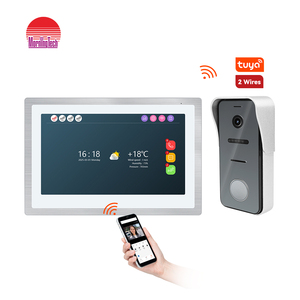 10,1 Zoll WiFi IP Touchscreen Eigentums wohnung Video Intercom für Zugangs kontroll system Remote Unlock für Gebäude Türklingel