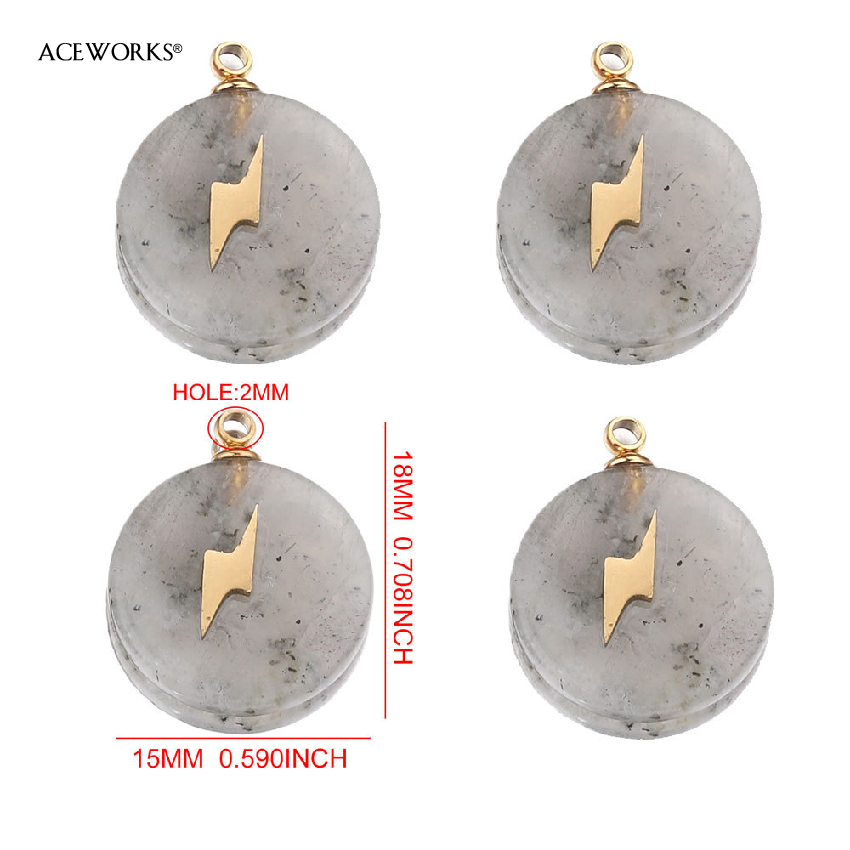 Round gray moonlight set-lightning