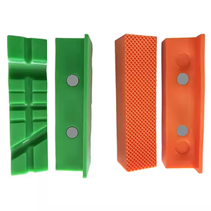1 Pair Magnetic <strong>Soft</strong> Pad <strong>Jaws</strong> Rubber For Metal Vise Bench Vice Vise <strong>Jaw</strong> Pads Bench Vise Protection Strip