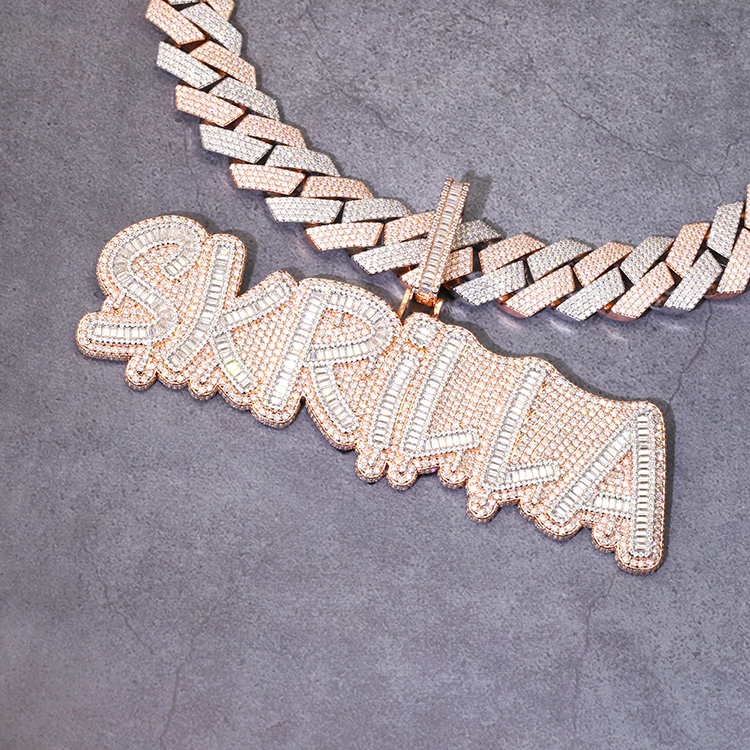 Pendentif baguette