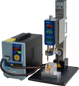 Both Manual and Pneumatic Spot <strong>Welder</strong> 42KW Spot Welding Machine With Pneumatic Flat/Butt Welding Head and Air-Compressor Kit
