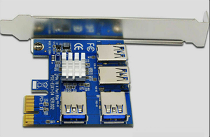 อัพเกรด PCIE 1X เป็น4X USB 3.0คณะกรรมการการขยายตัว PCI-Express ไรเซอร์การ์ด VER002 PCI-E แปลงคูณ - Product Image 3