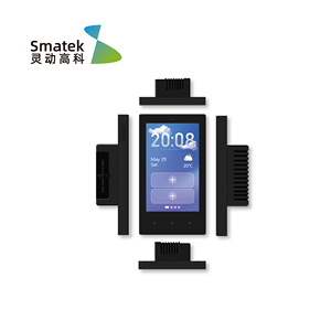 Smatek复古黑色矩形美国家居智能Wifi系统防水电脑材料Wifi家居控制美国家居设计服务 - Product Image 3