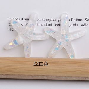 カワイイフラットバック<span class=keywords><strong>DIY</strong></span>レジンヒトデチャームカボションアクセサリー電話ケース装飾用