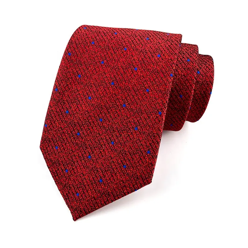 Modedesign Männer Benutzer definierte Polyester Günstige Streifen Punkt Bunte Easy Wear Casual Hochzeit Schmale hochwertige Krawatte