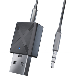 Аудио приемник Blue tooth 5,0, передатчик, мини стерео синий зуб, AUX RCA USB разъем 3,5 мм для ТВ, ПК, автомобильный комплект, беспроводной адаптер - Product Image 1