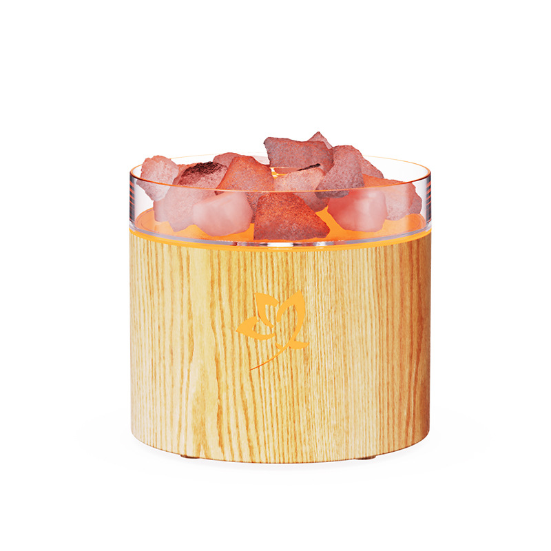 Salt stone aromatherapy diffuser-wood grain c03