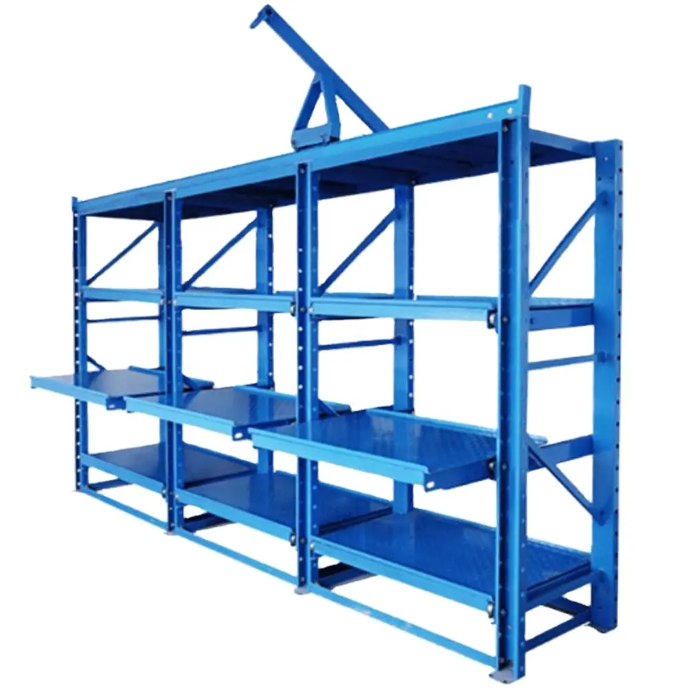 10# Channel Steel Warehouse drawer type mold rack Heavy Duty mold storage rack