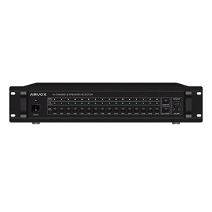 RT-16MXM pa系统扬声器放大器开关多数字音频源信号选择器，带监视器和报警蜂鸣声源输入