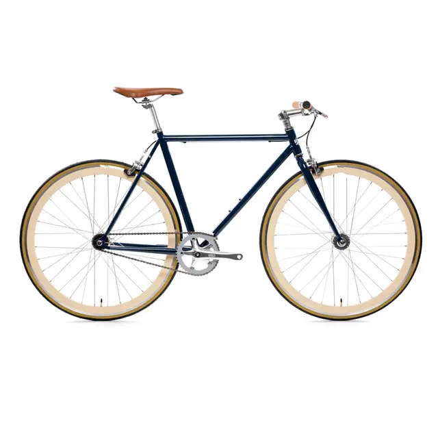 Bicicleta de velocidad única para adulto, bici fixie de engranaje fijo, marco de aleación de aluminio, buje de ruedas, piezas de bielas, 700c
