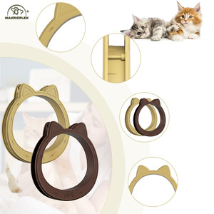 Köpekler ve kediler için ABS plastik Pet kapı oturma odası kullanımı için düğme kapatma katı desen - Product Image 5