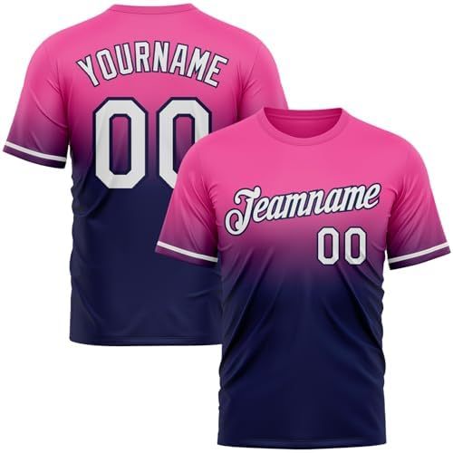 Pink to Navy Blue