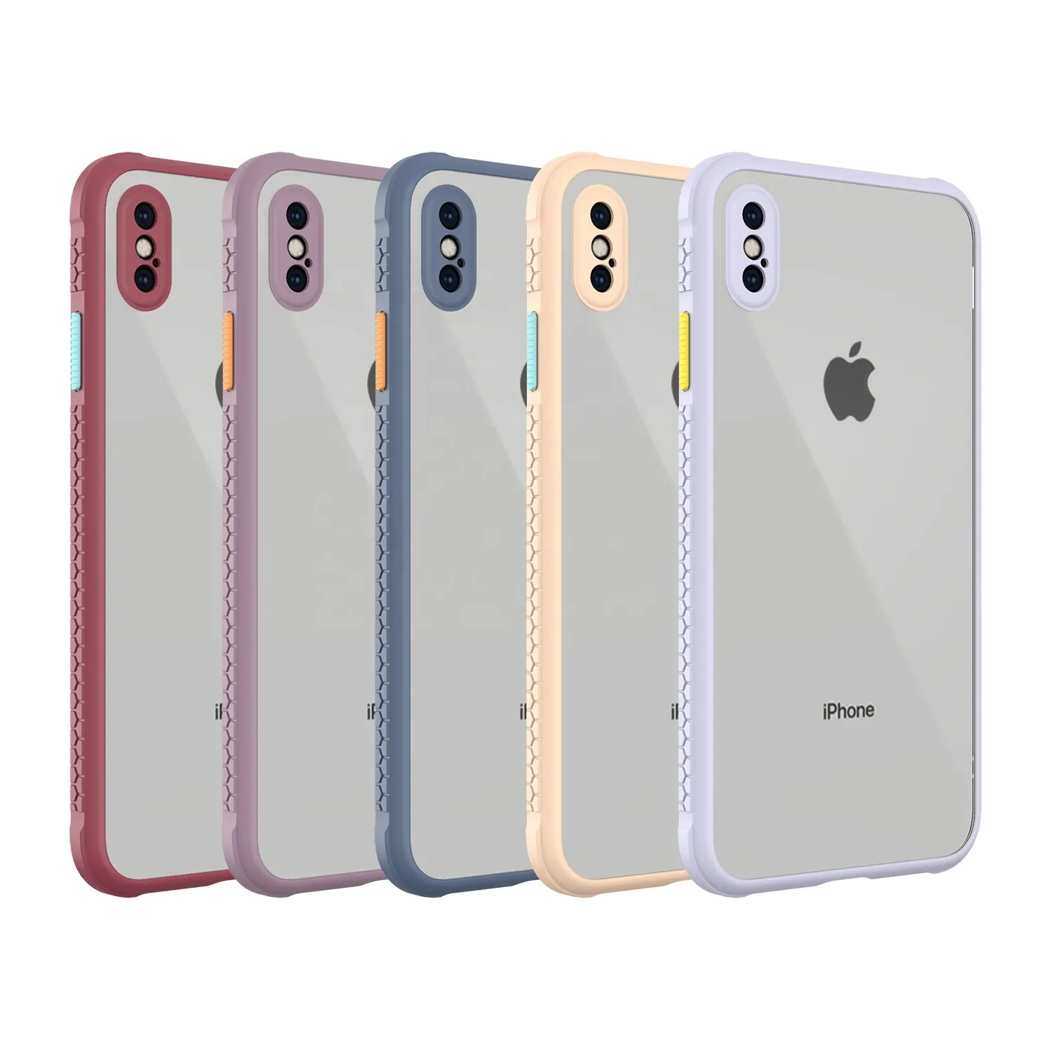 नई आगमन 2020 स्पष्ट टेलीफोन Etui Coque एक्रिलिक TPU सेल फोन एप्पल iPhone XS अधिकतम 12 मिनी के लिए मामले को शामिल किया गया 11 XR X 8 प्लस 7