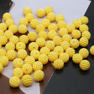 High Quality 10-<strong>20MM</strong> Candy Color <strong>Solid</strong> Color Bayberry Ball Loose <strong>Beads</strong> DIY Crafts Jewelry Phone Art Plastic Pearl <strong>Beads</strong> - Product Image 1
