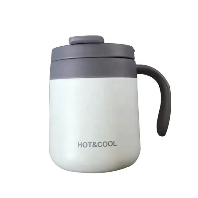 High Quality Office Home Stainless Steel Thermos Cup Coffee Mug With Handle