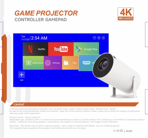 מקרן משחק 3d 2 ב 1 f300 בקר אנדרואיד gamepad 11 5g <span class=keywords><strong>wifi</strong></span> בית קולנוע ביתי חיצוני 4K מיני מקרן נייד